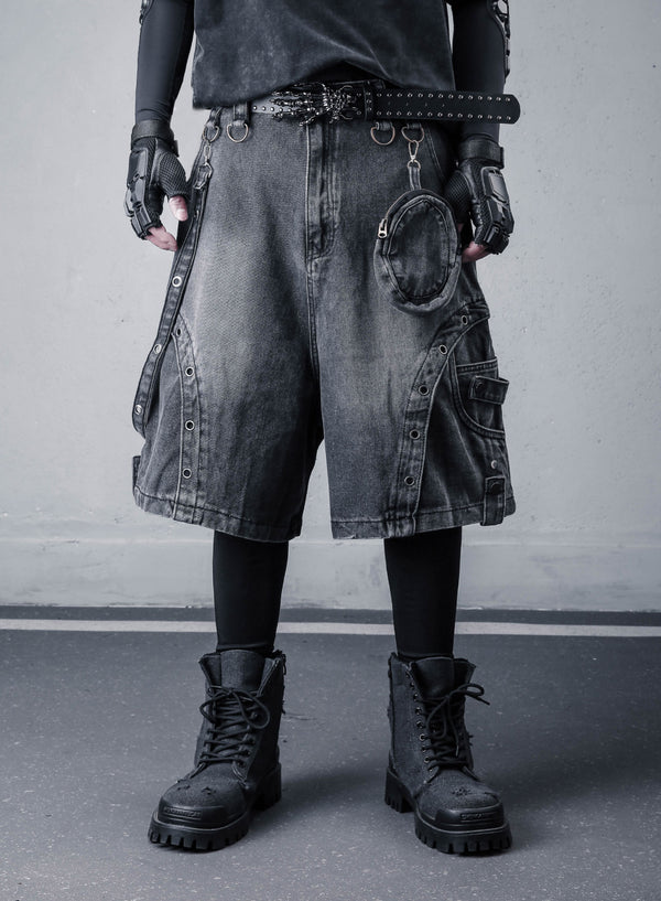 The Vintage Wash 3D Cargo Jorts
