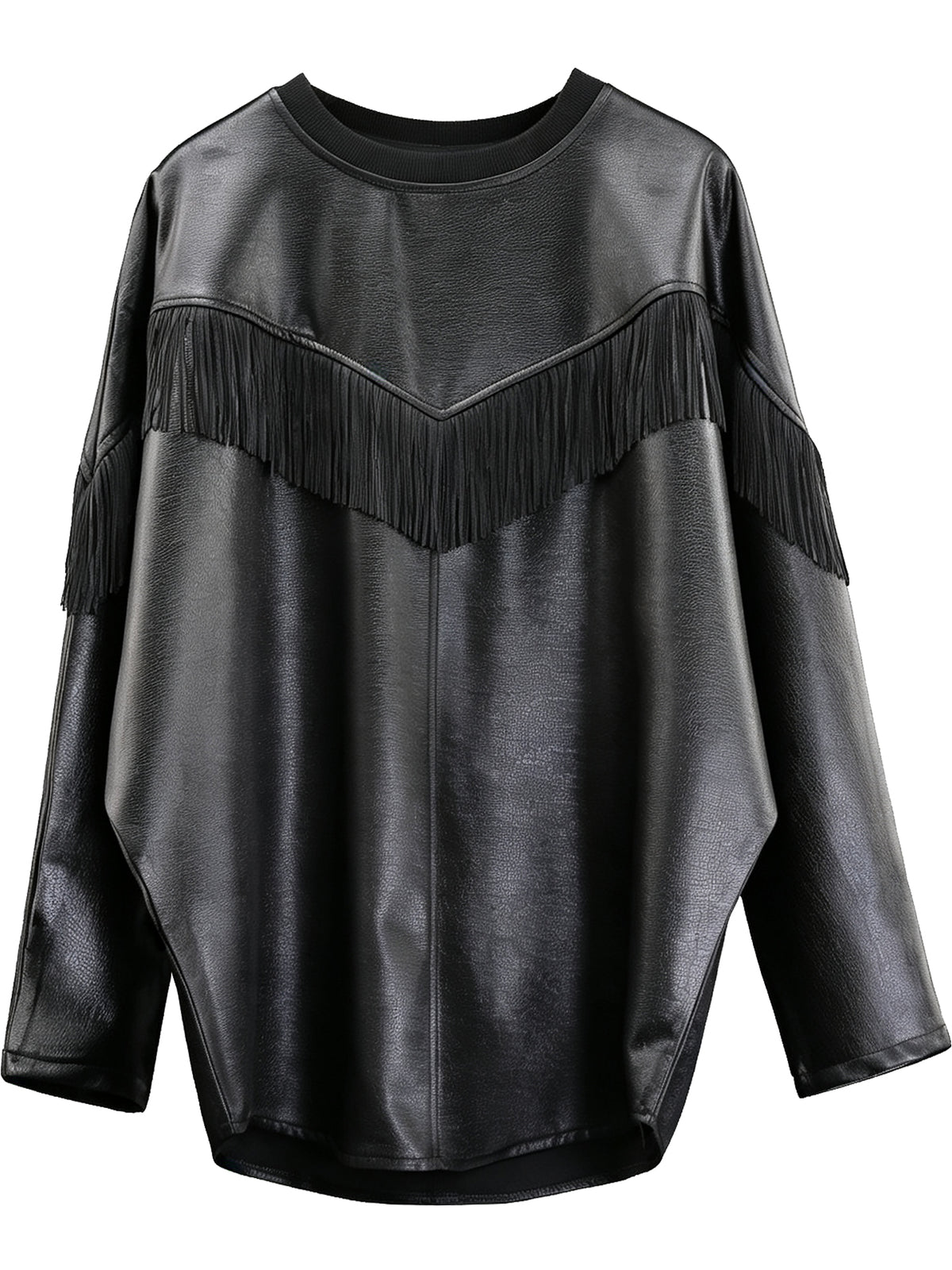 Raglan Long-Sleeve Longline Top