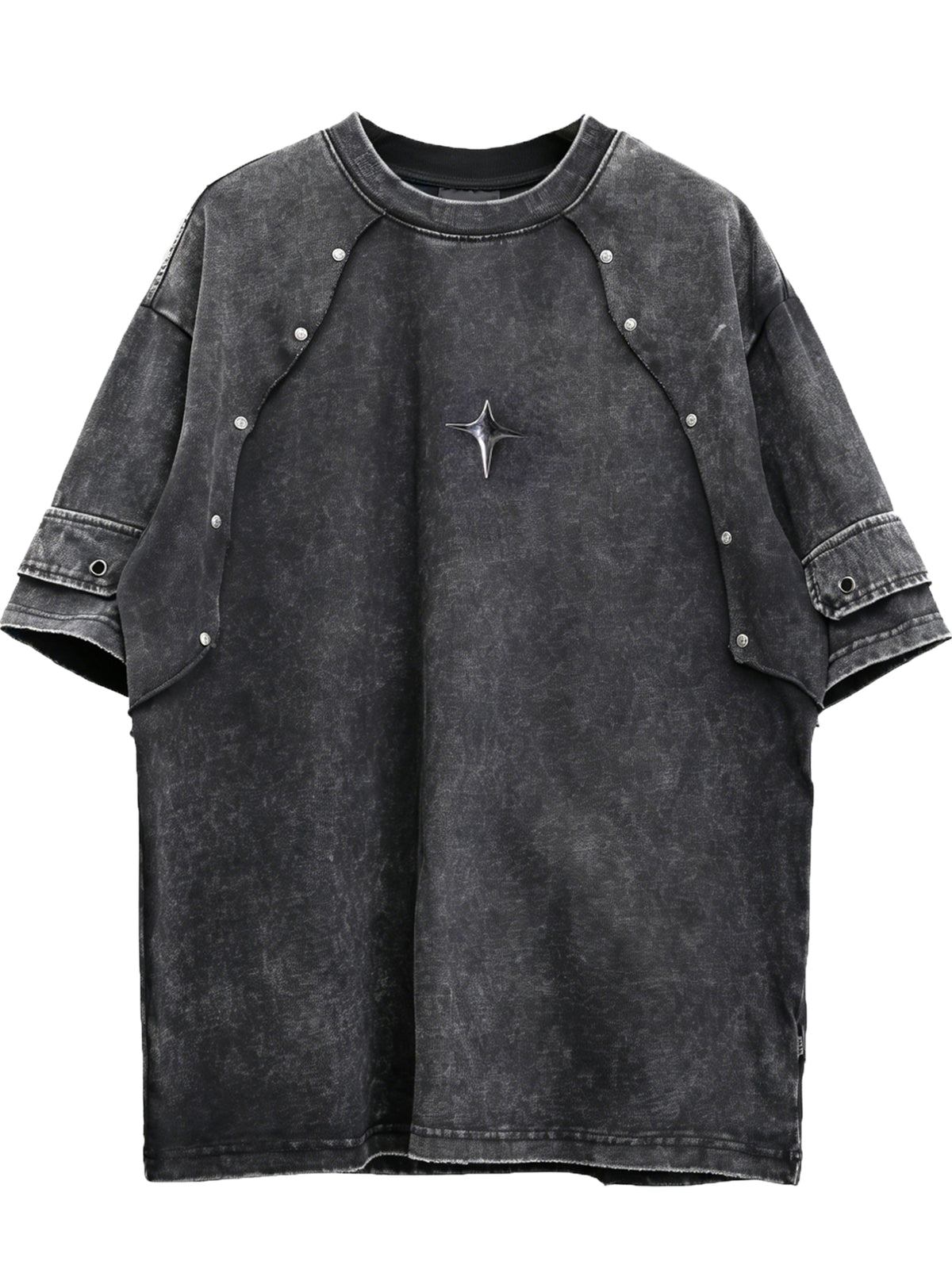 Dystopian Grunge Oversized Tee | Premium Washed Wasteland T-Shirt