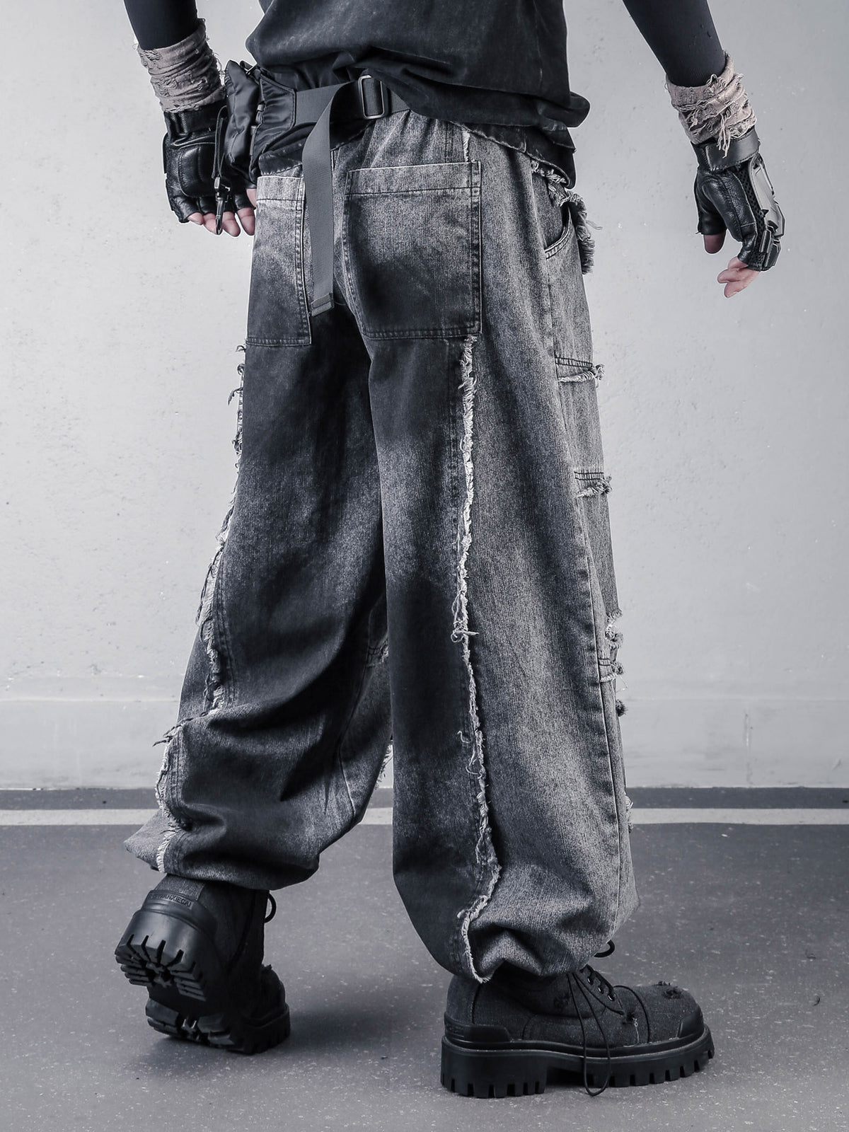 The Americana Patchwork Distressed Denim