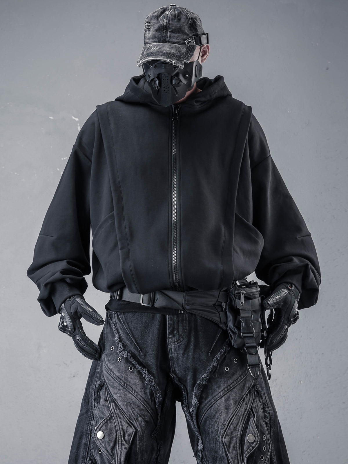 The Obsidian Layering Zip-Up