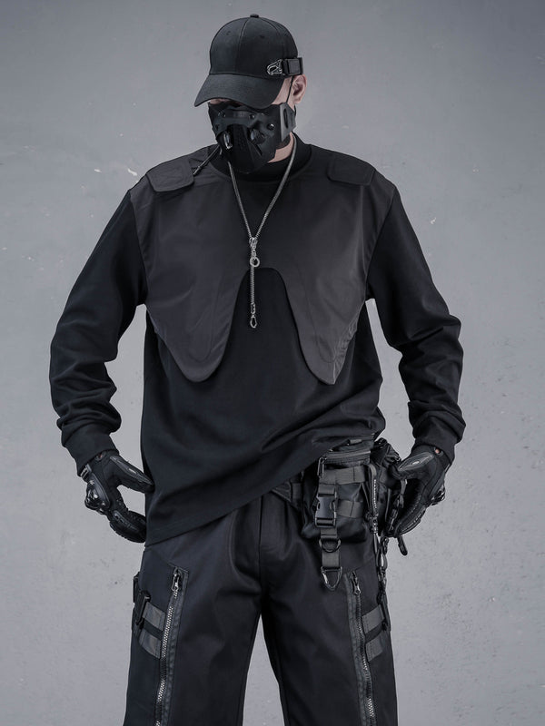 The Deconstructed Paneled Hybrid Pullover