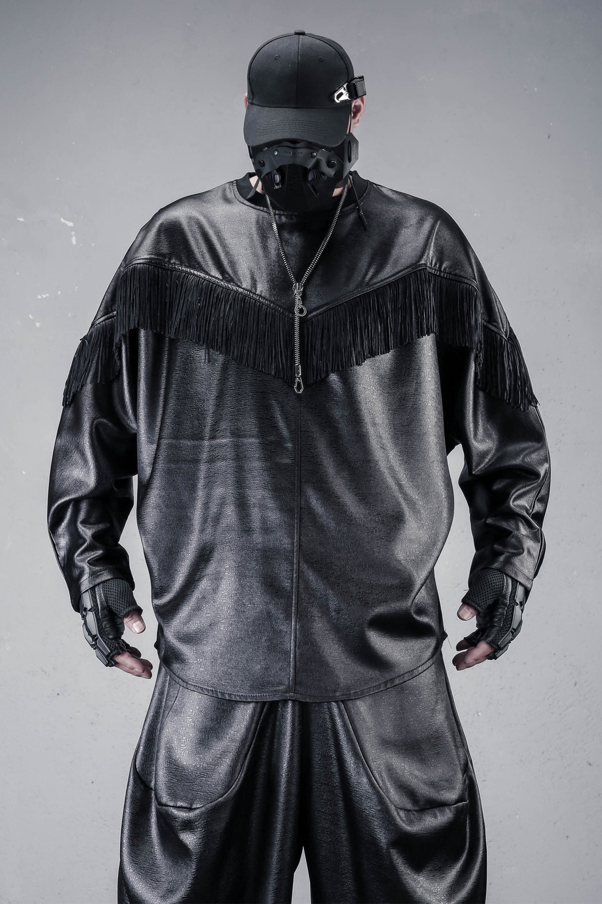 Raglan Long-Sleeve Longline Top
