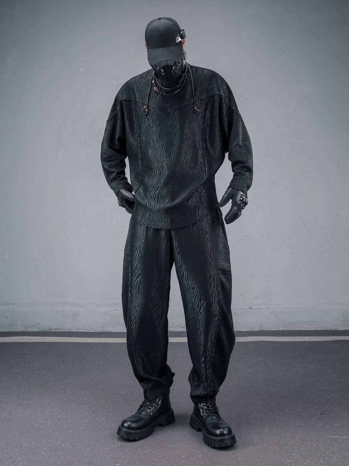 The Shadow Artisan High-Neck Sweatshirt