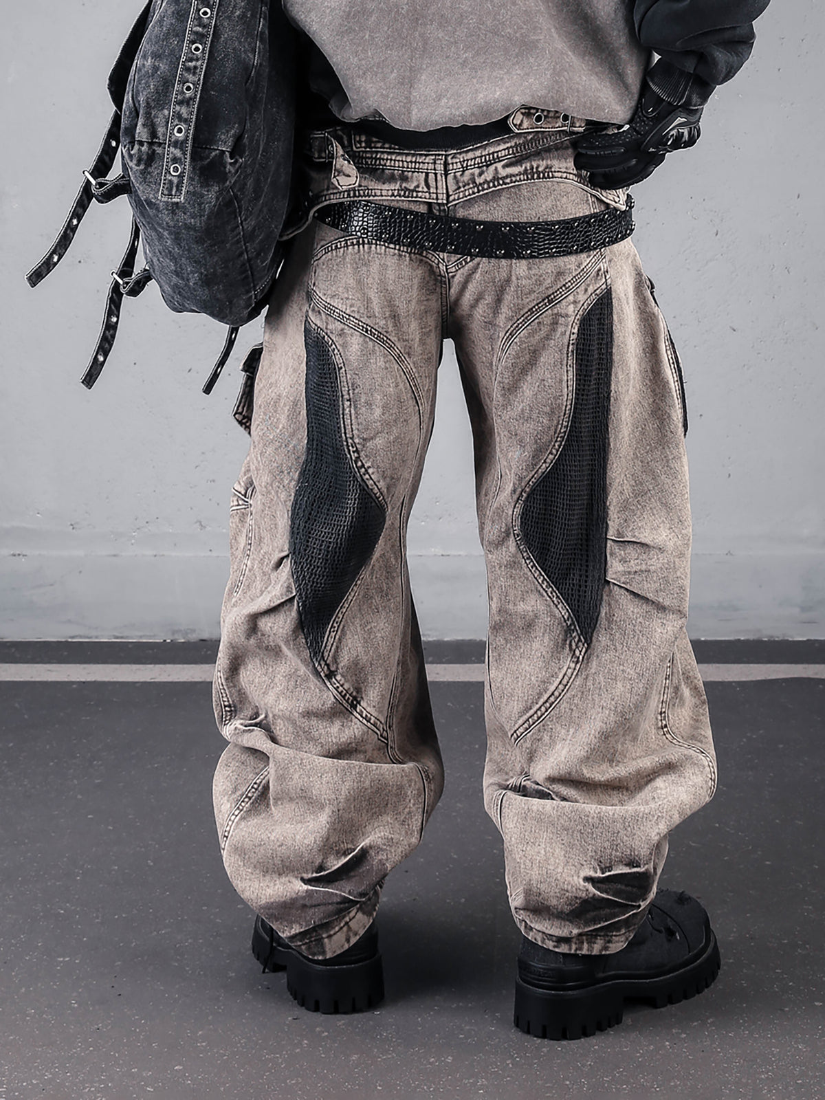 The Asymmetrical Double-Waist Deconstructed Denim