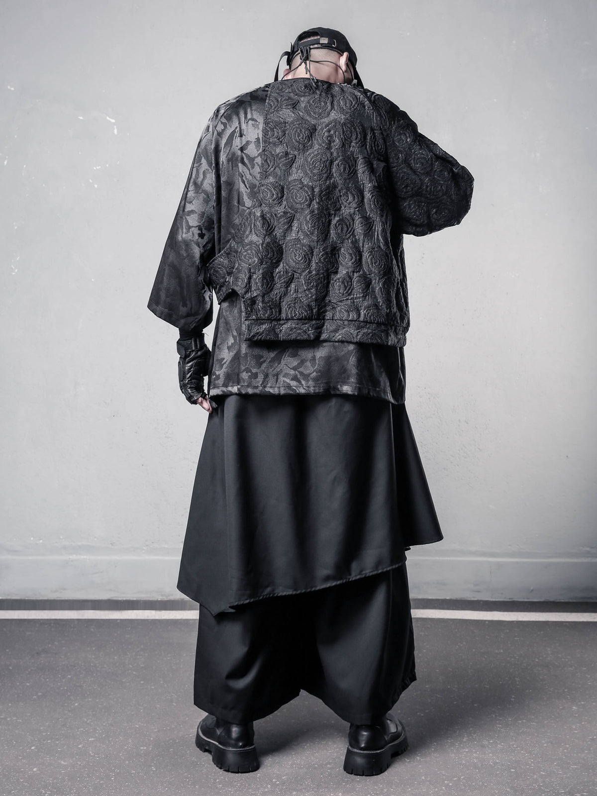 Yamamoto Dark Rose Fake-Two-Piece Tee
