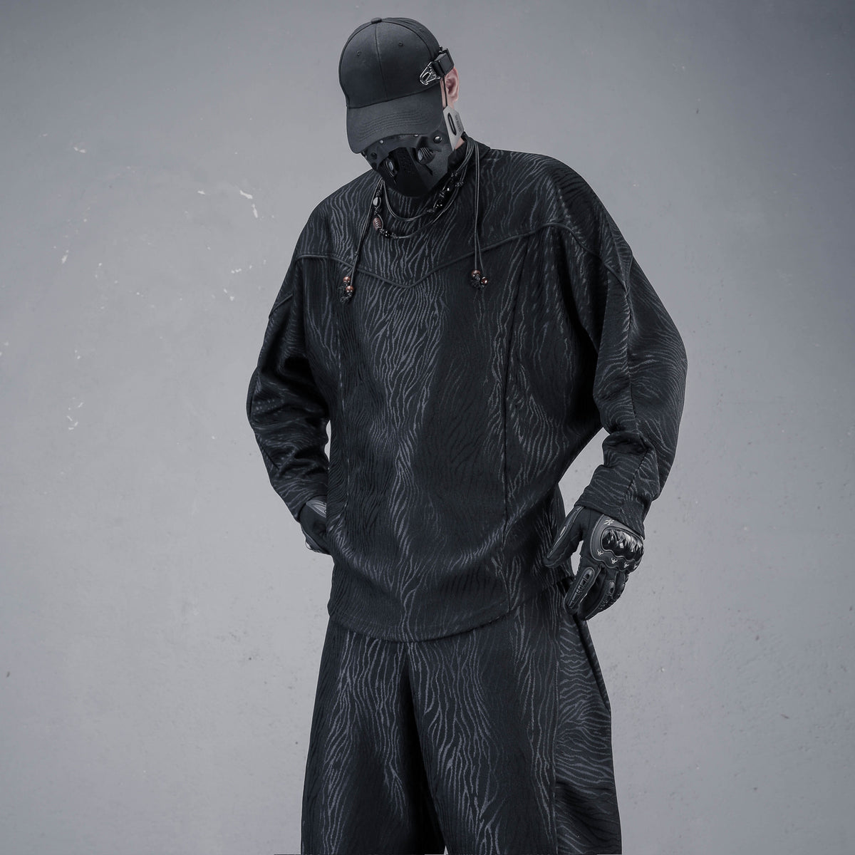 The Shadow Artisan High-Neck Sweatshirt