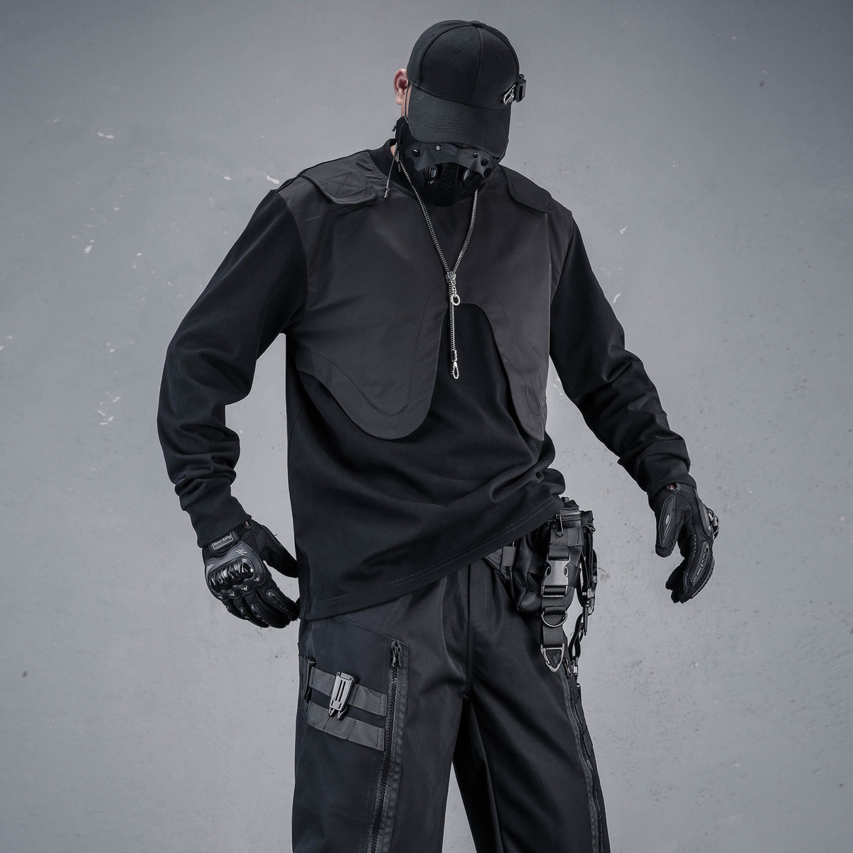The Deconstructed Paneled Hybrid Pullover