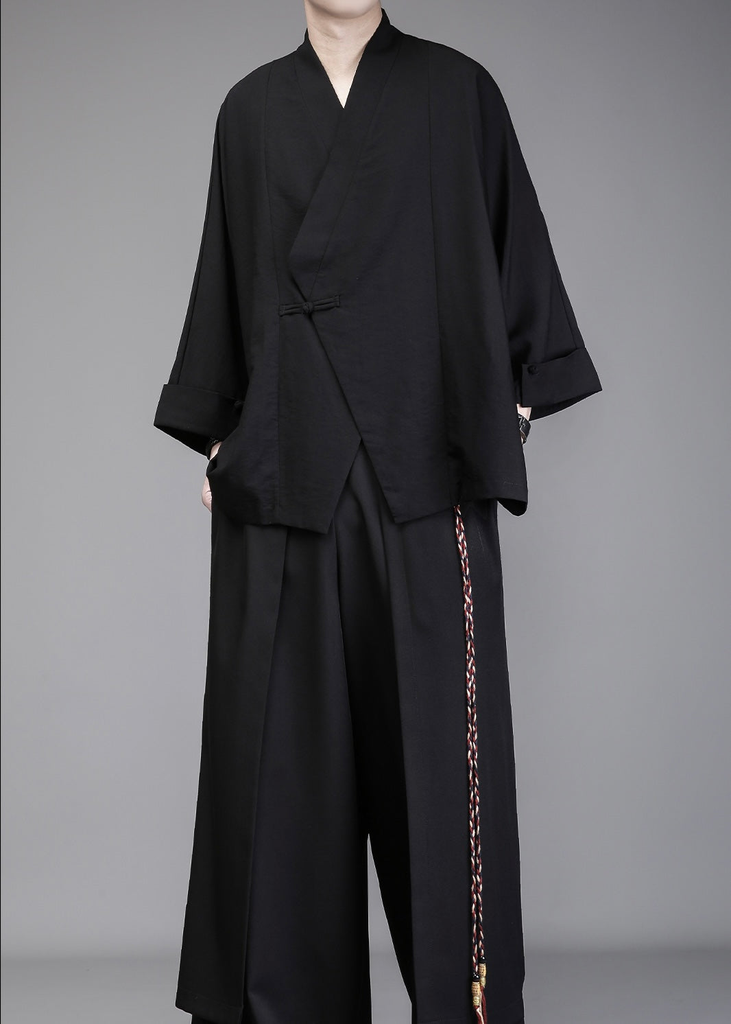New-Chinese Taoist-Robe Cape Coat