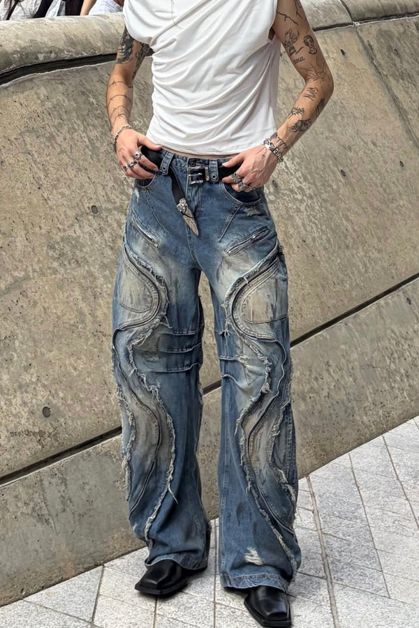 The Fragment Denim - Heavyweight Deconstructed Jeans