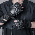 Tactical Cut-Out Leather Gloves