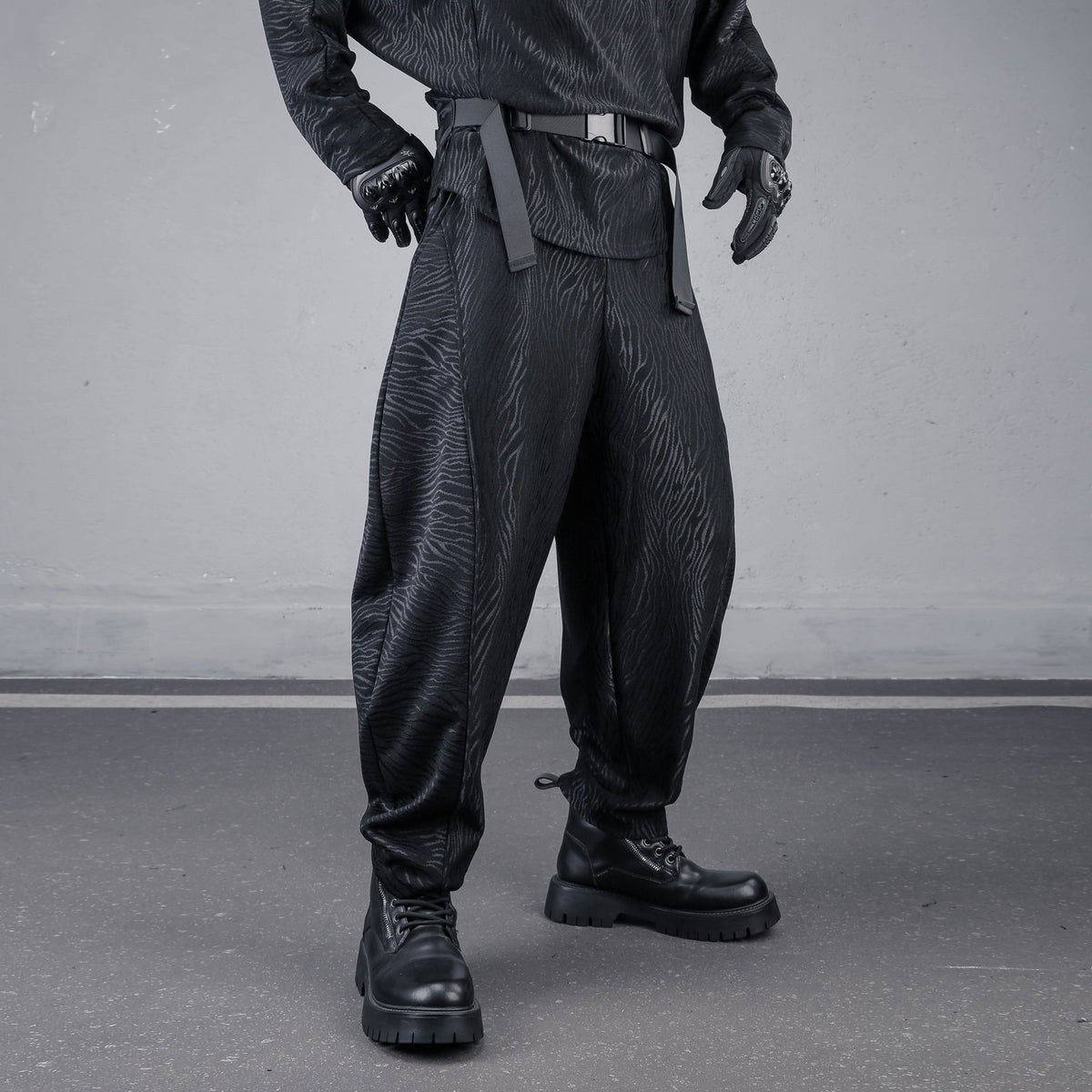 The Obsidian Tonal Jacquard Hoodie