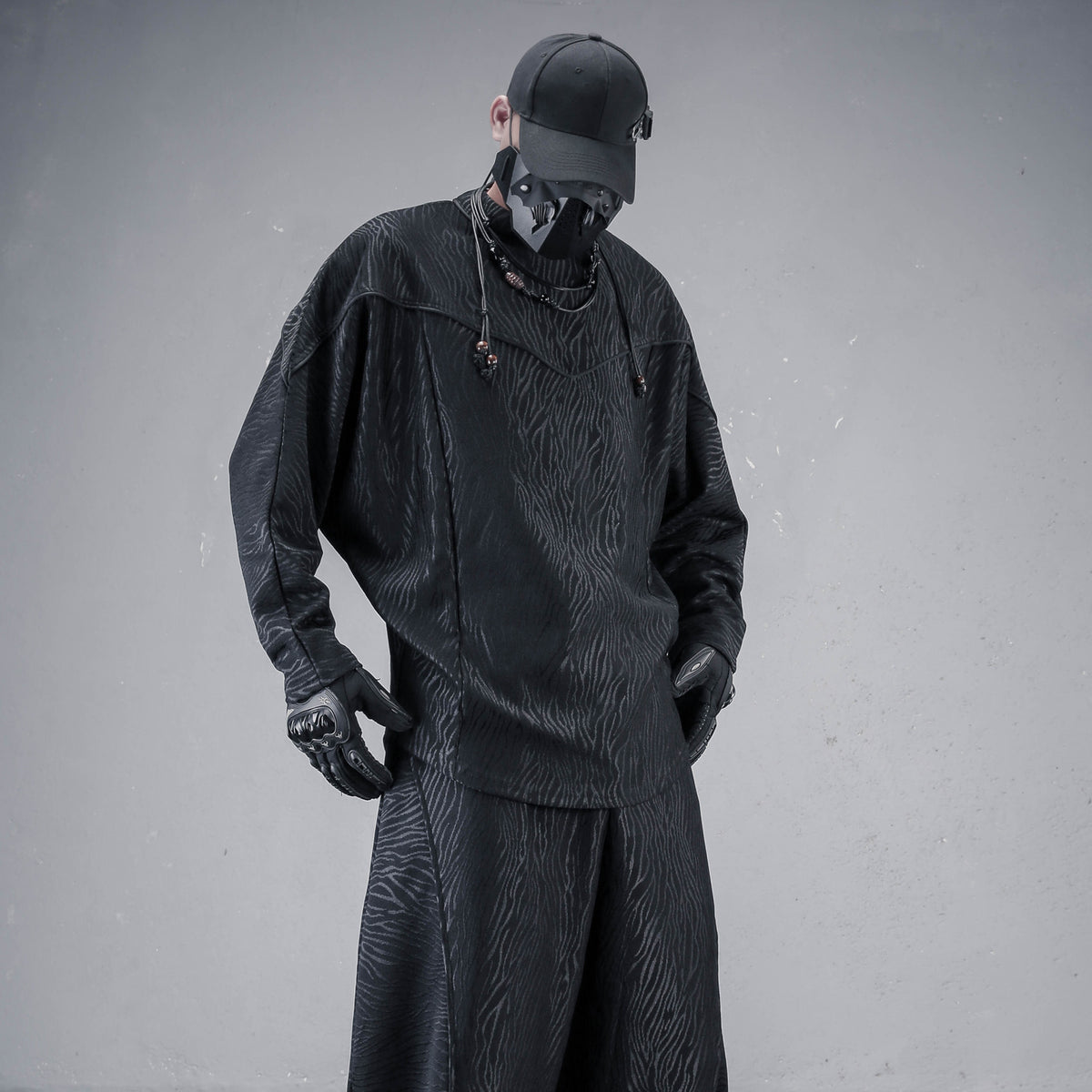 The Shadow Artisan High-Neck Sweatshirt