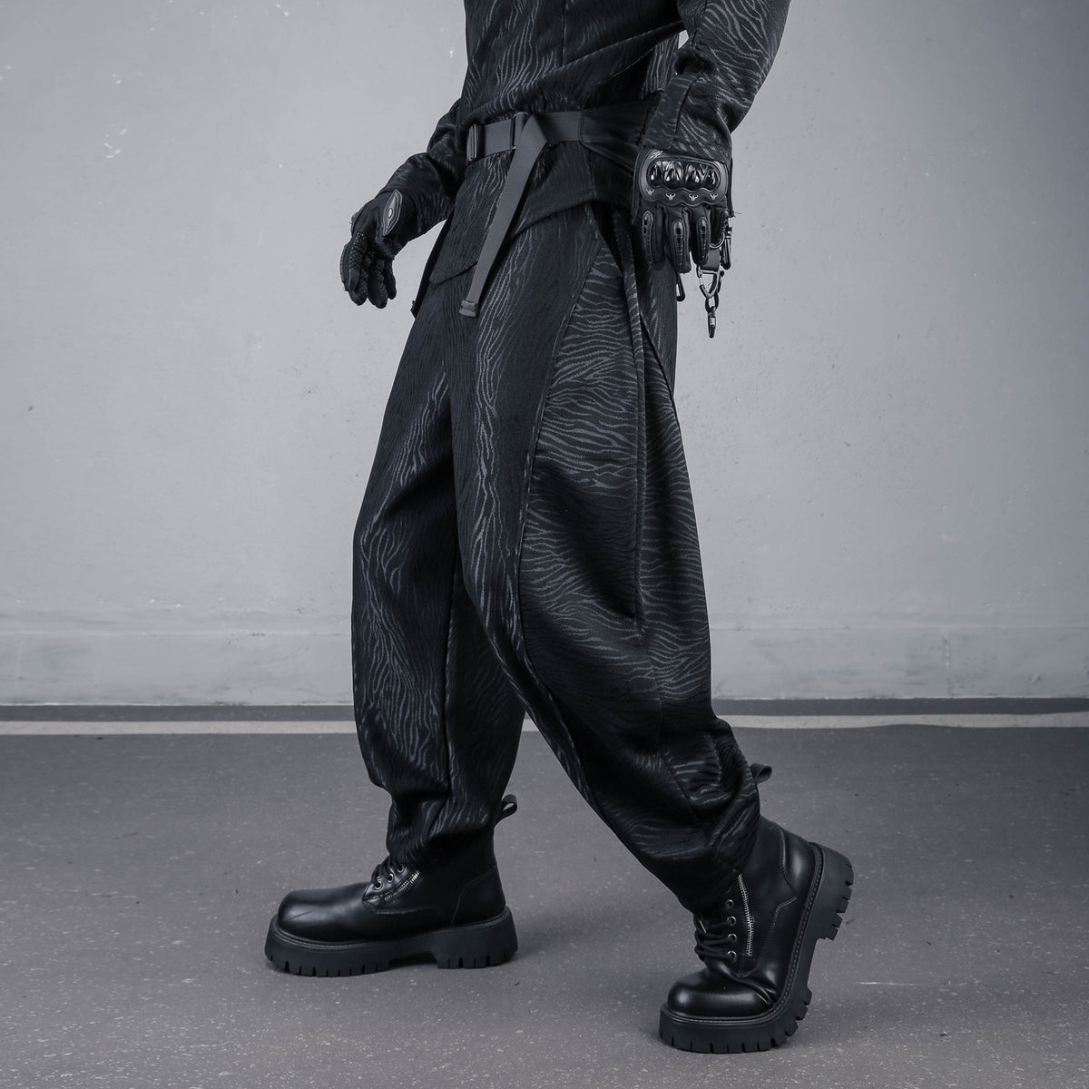 The Obsidian Tonal Jacquard Hoodie