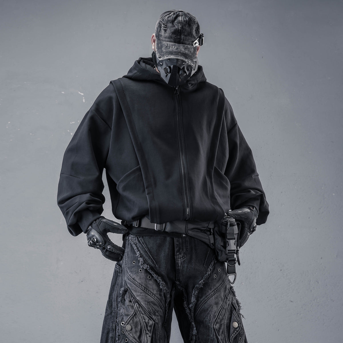 The Obsidian Layering Zip-Up