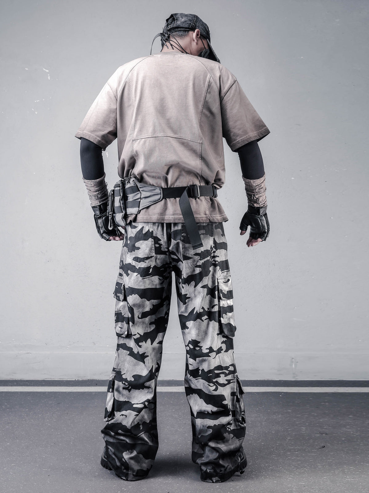 The Artisan Splatter Distressed Camo Pant