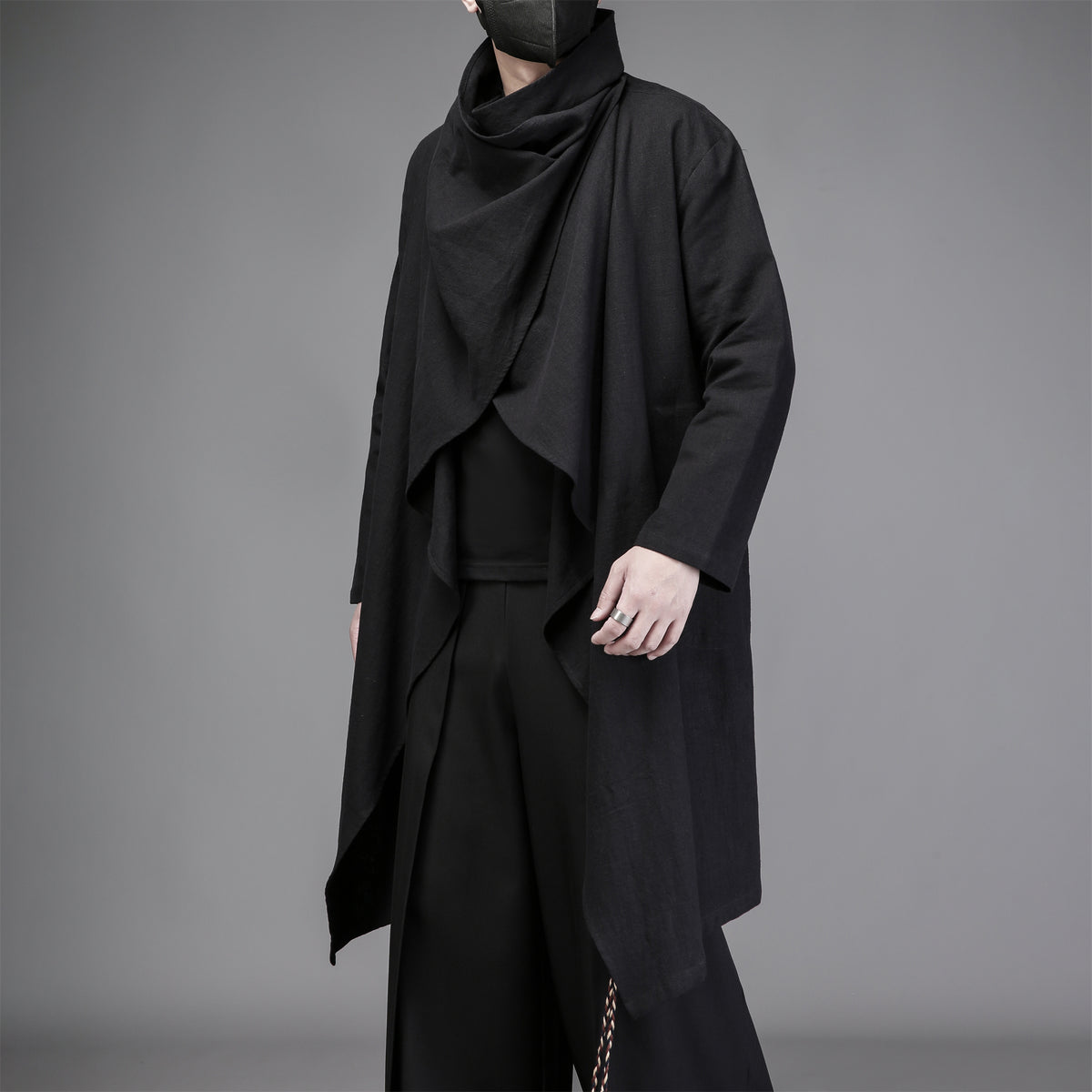 The Shadow Drape Duster Coat