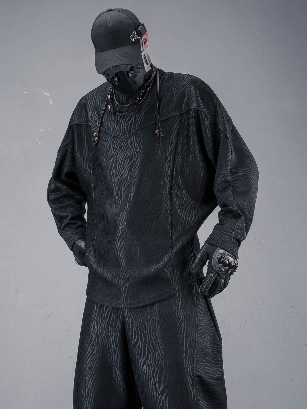 The Shadow Artisan High-Neck Sweatshirt