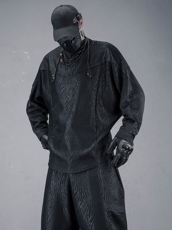 The Shadow Artisan High-Neck Sweatshirt
