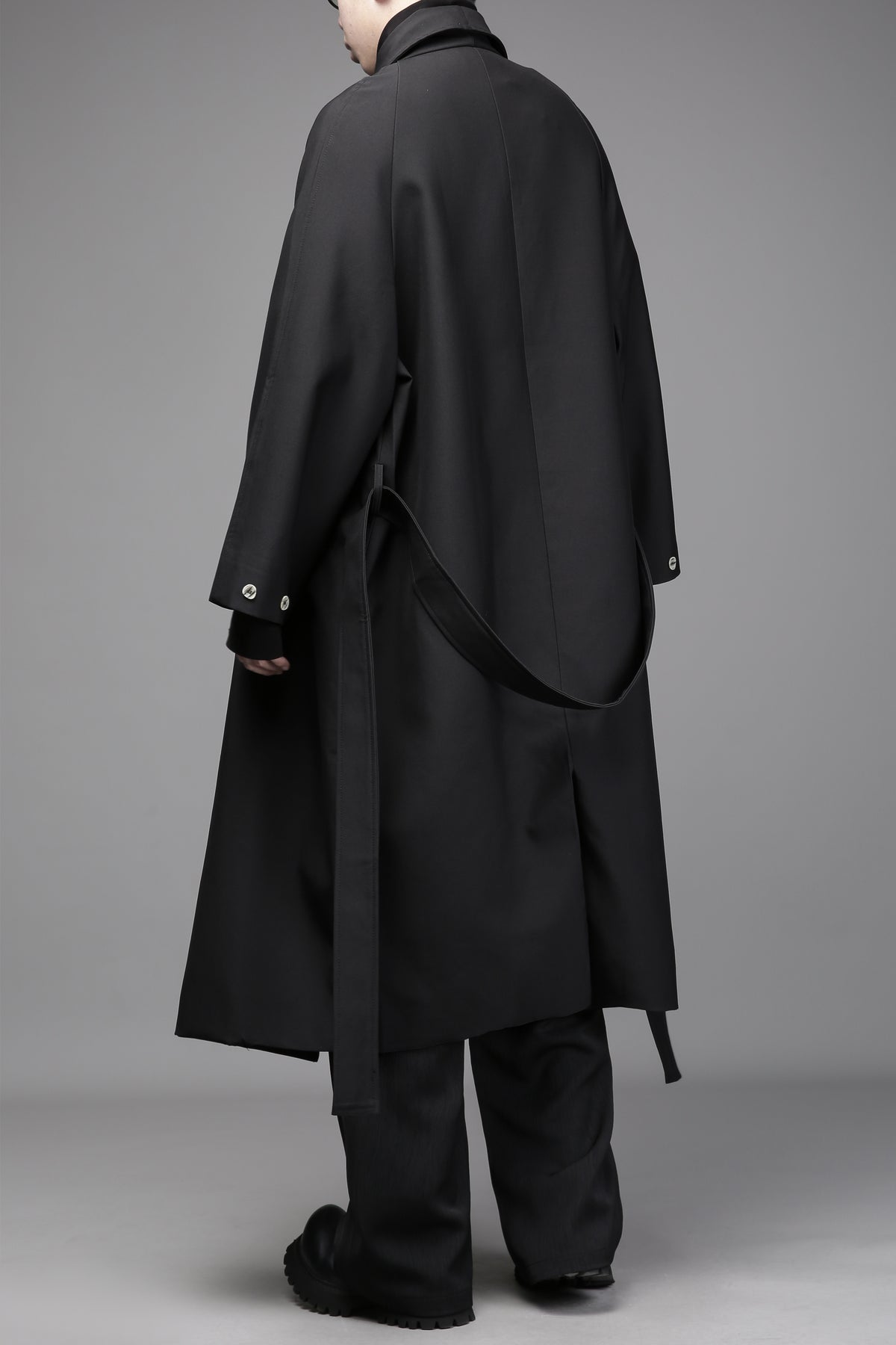 Yamamoto Asymmetric Drape Long Coat