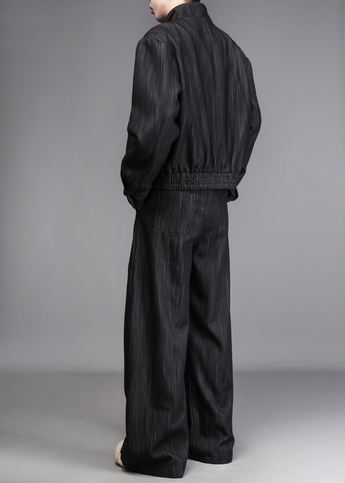 Oversized American Streetwear Denim Two-Piece Suit