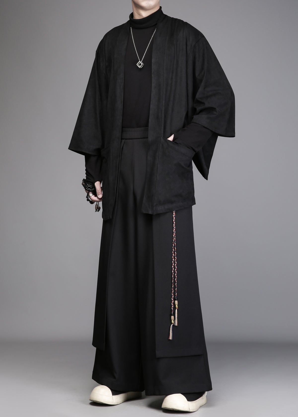 Urban Zen Darkwear Mandarin Collar Jacket