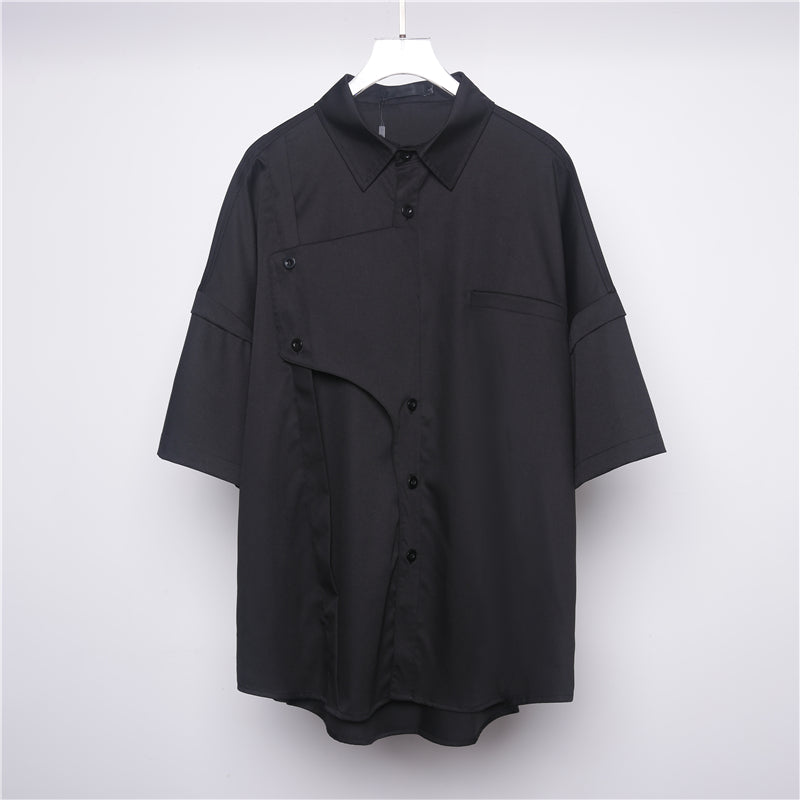Yamamoto Deconstructed Short-Sleeve Shirt