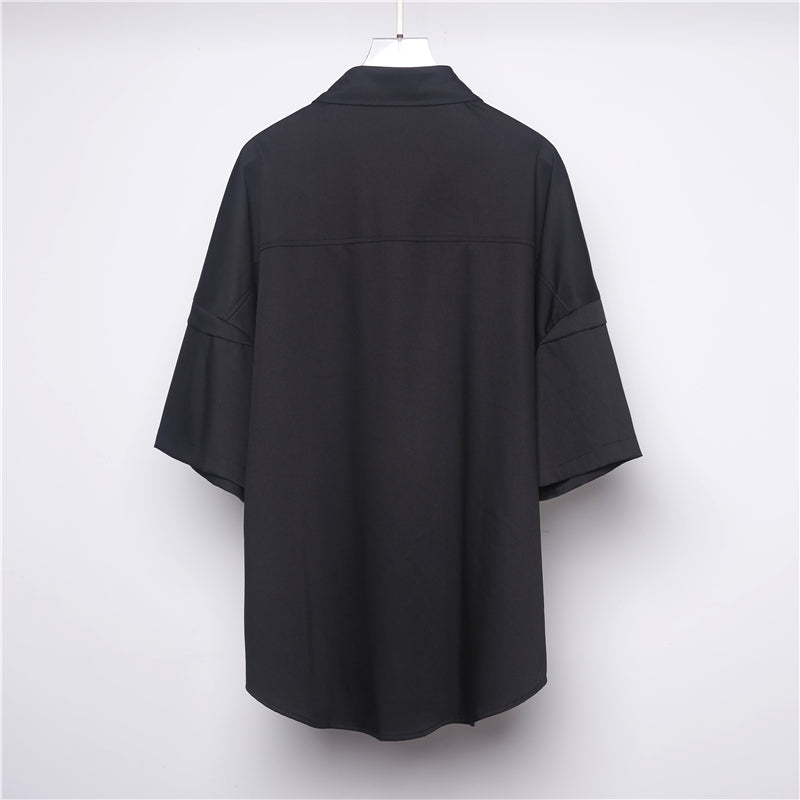 Yamamoto Deconstructed Short-Sleeve Shirt