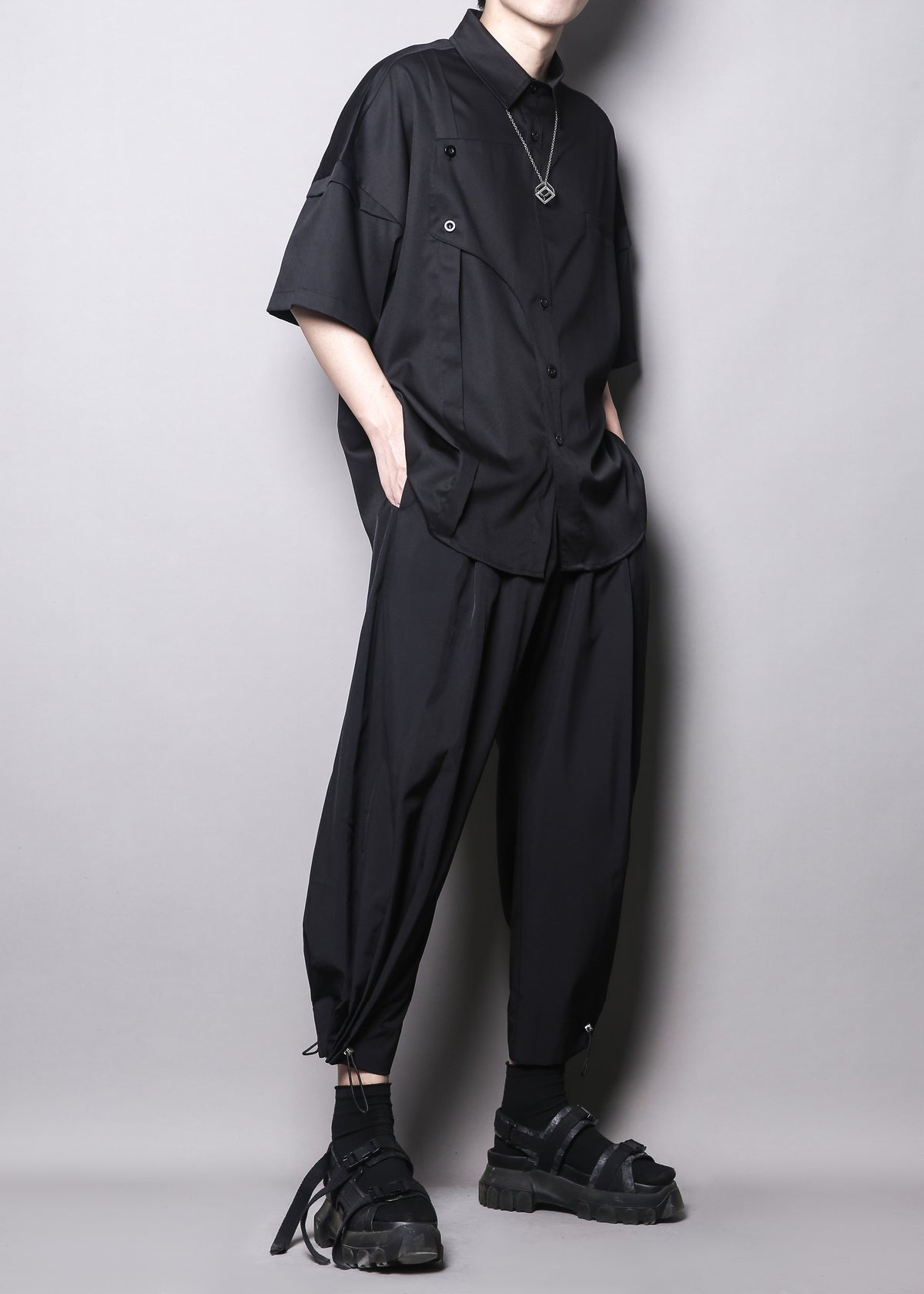 Yamamoto Deconstructed Short-Sleeve Shirt
