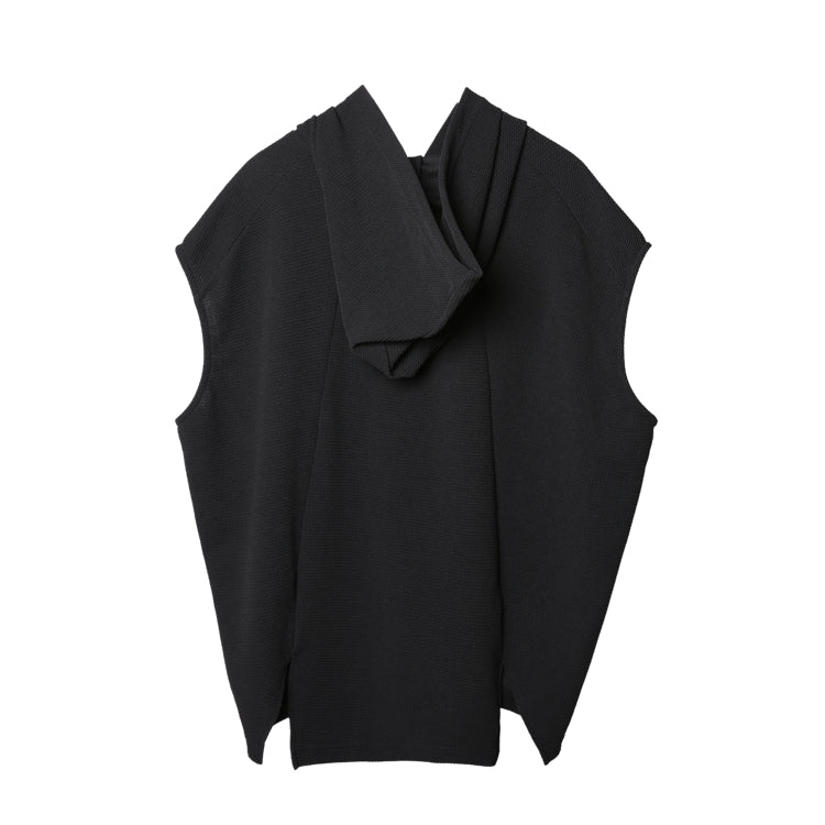 Hooded Sleeveless Tank Vest
