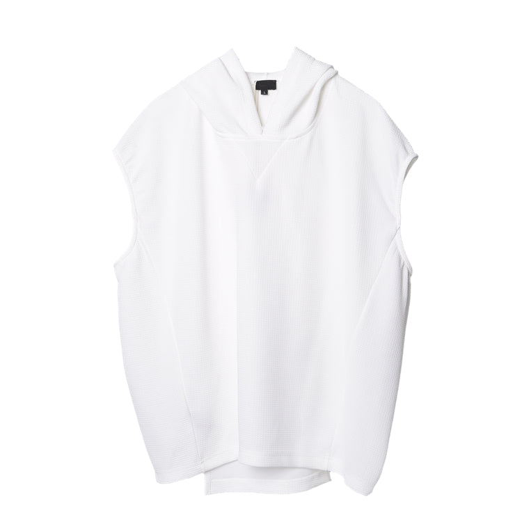 Hooded Sleeveless Tank Vest