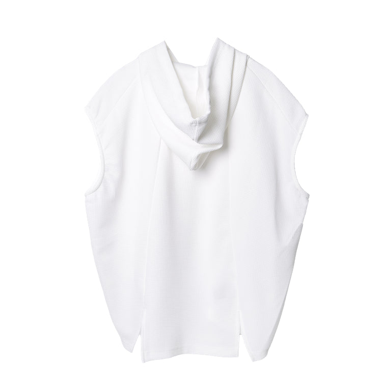 Hooded Sleeveless Tank Vest