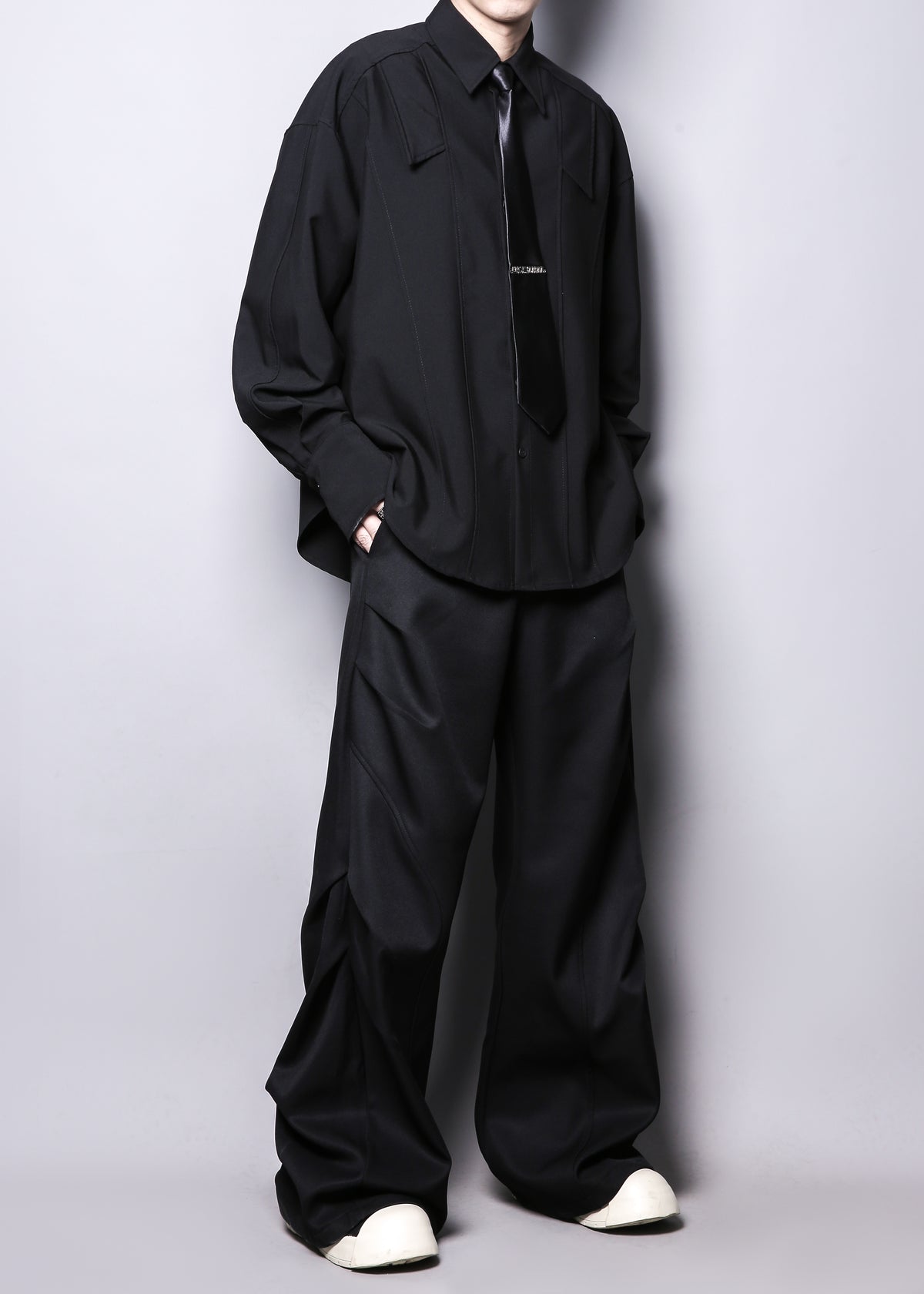 Deconstructed Longline Shirt