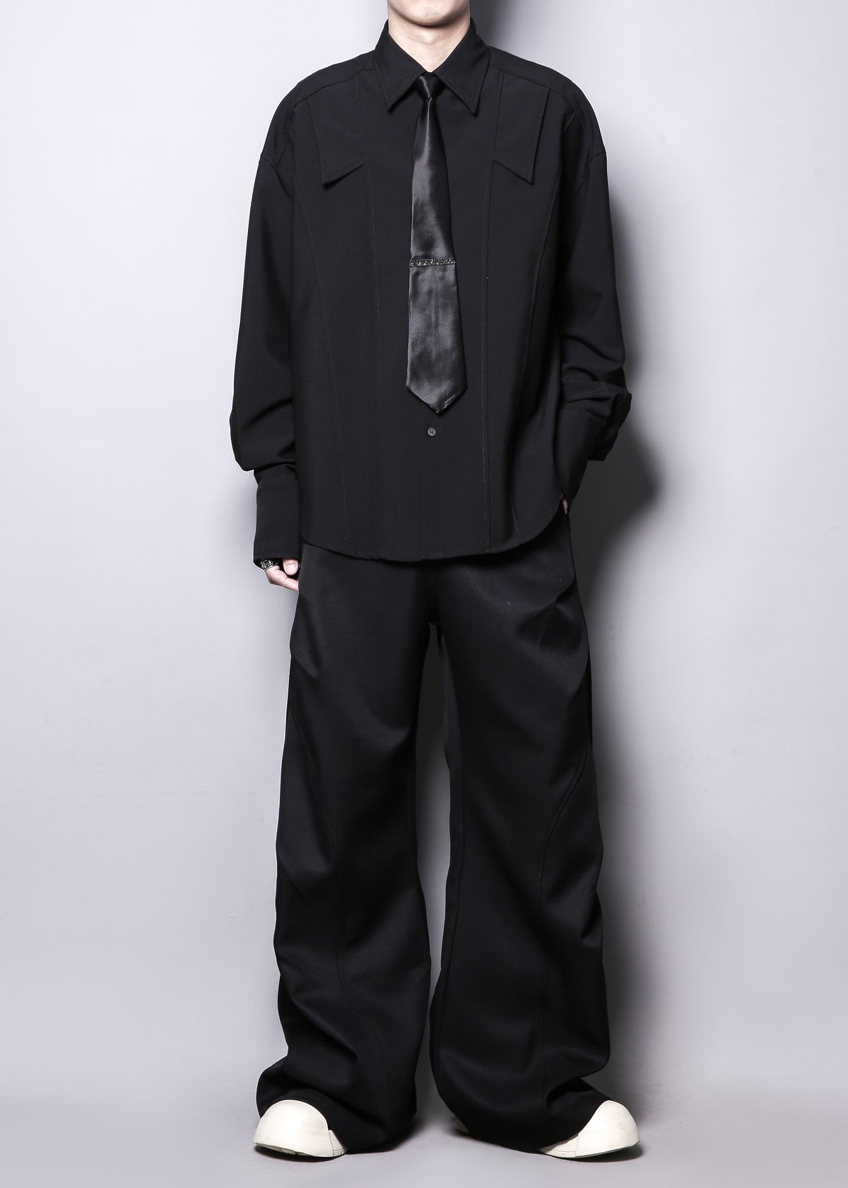 Deconstructed Longline Shirt