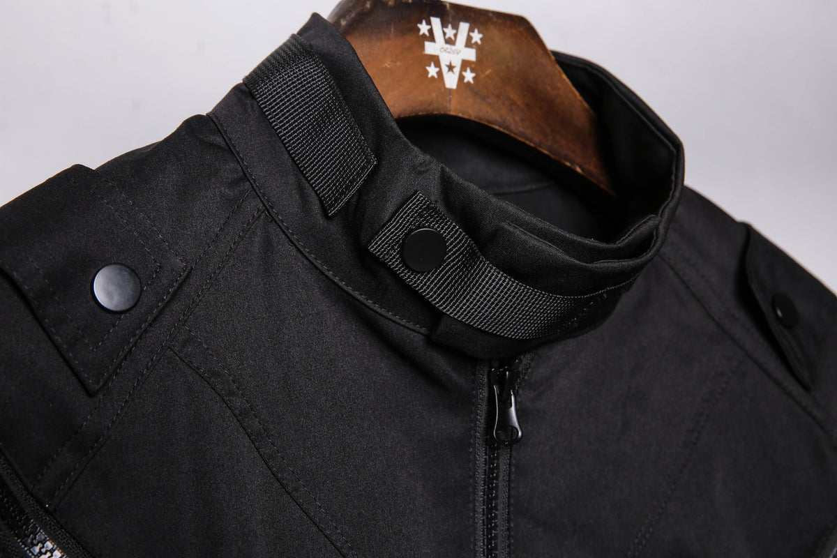 Techwear Workwear Vest, High Collar