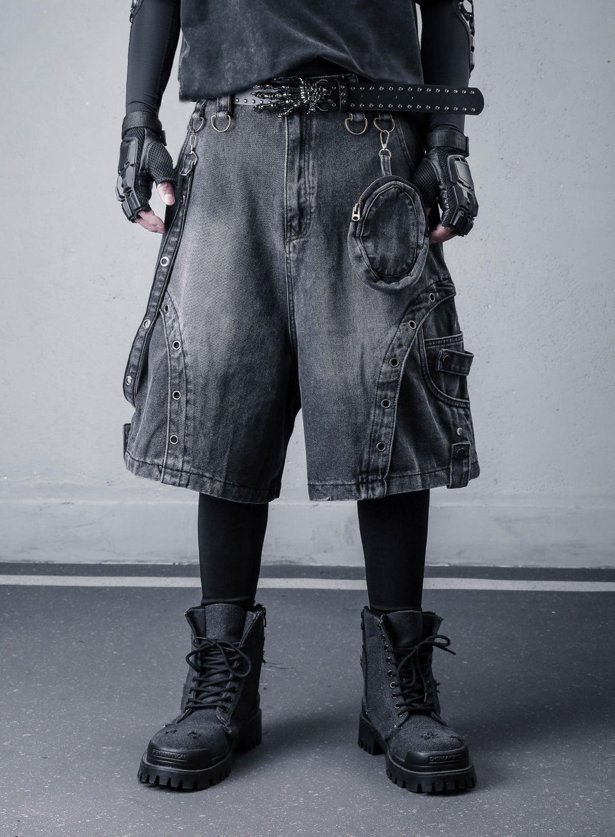The Vintage Wash 3D Cargo Jorts