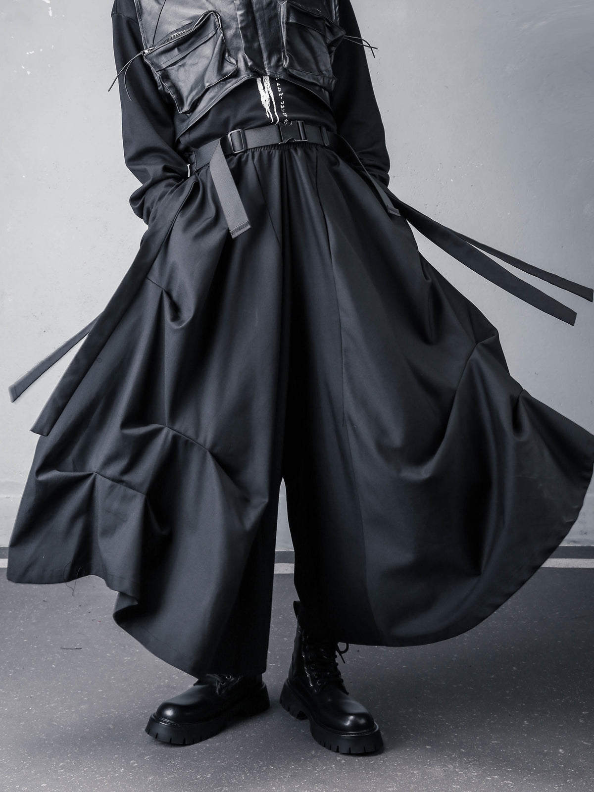 Yamamoto Hakama Wide-Leg Trousers