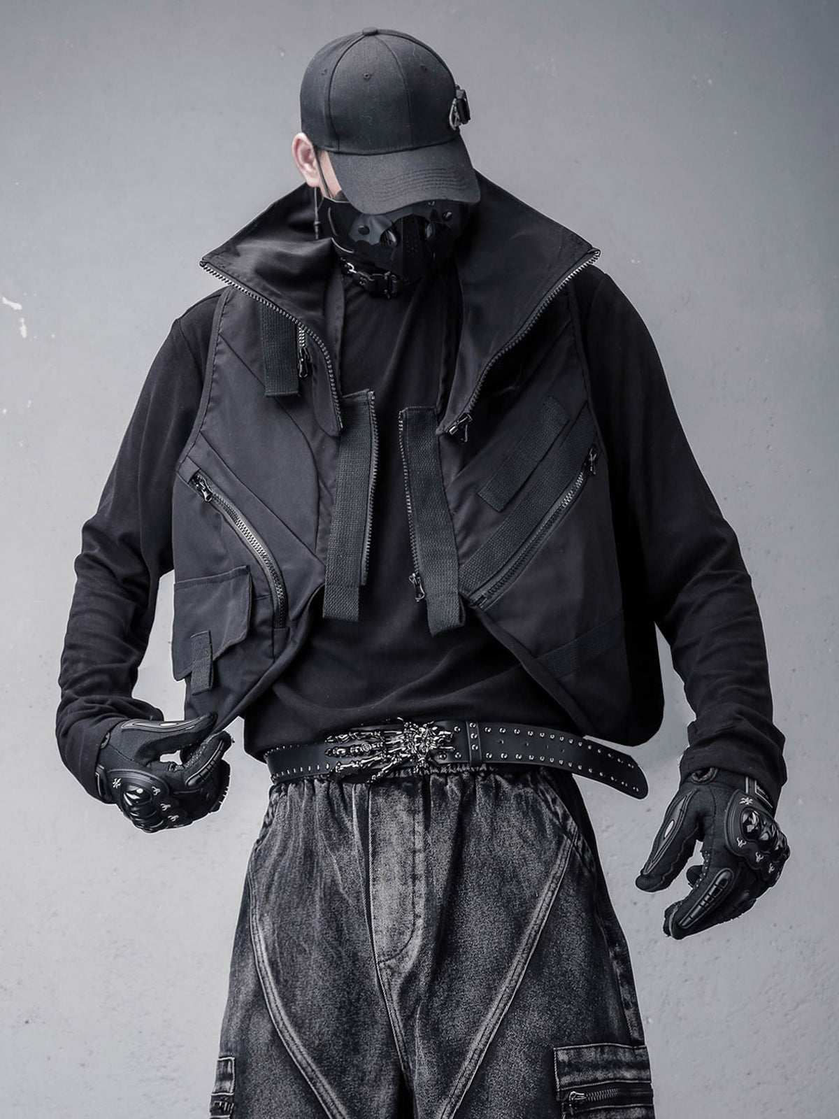 Heavy Techwear Multi-Pocket Vest