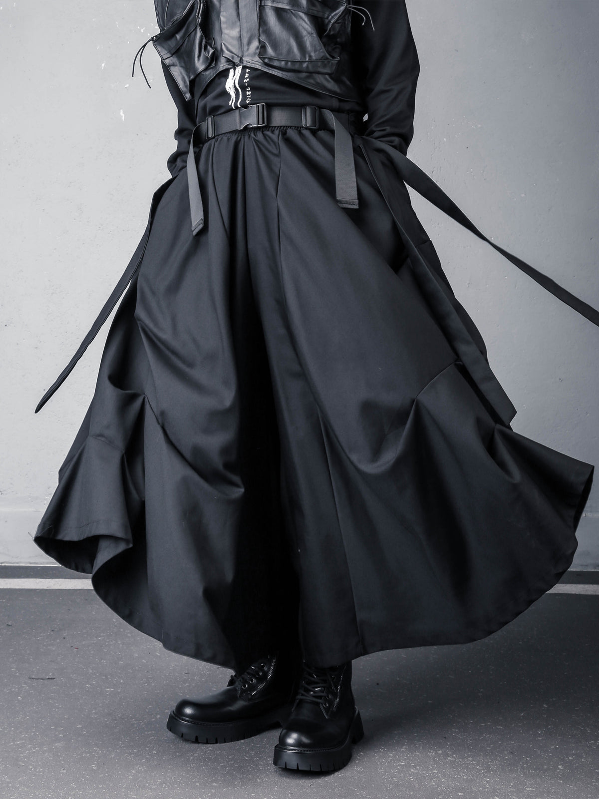 Yamamoto Hakama Wide-Leg Trousers