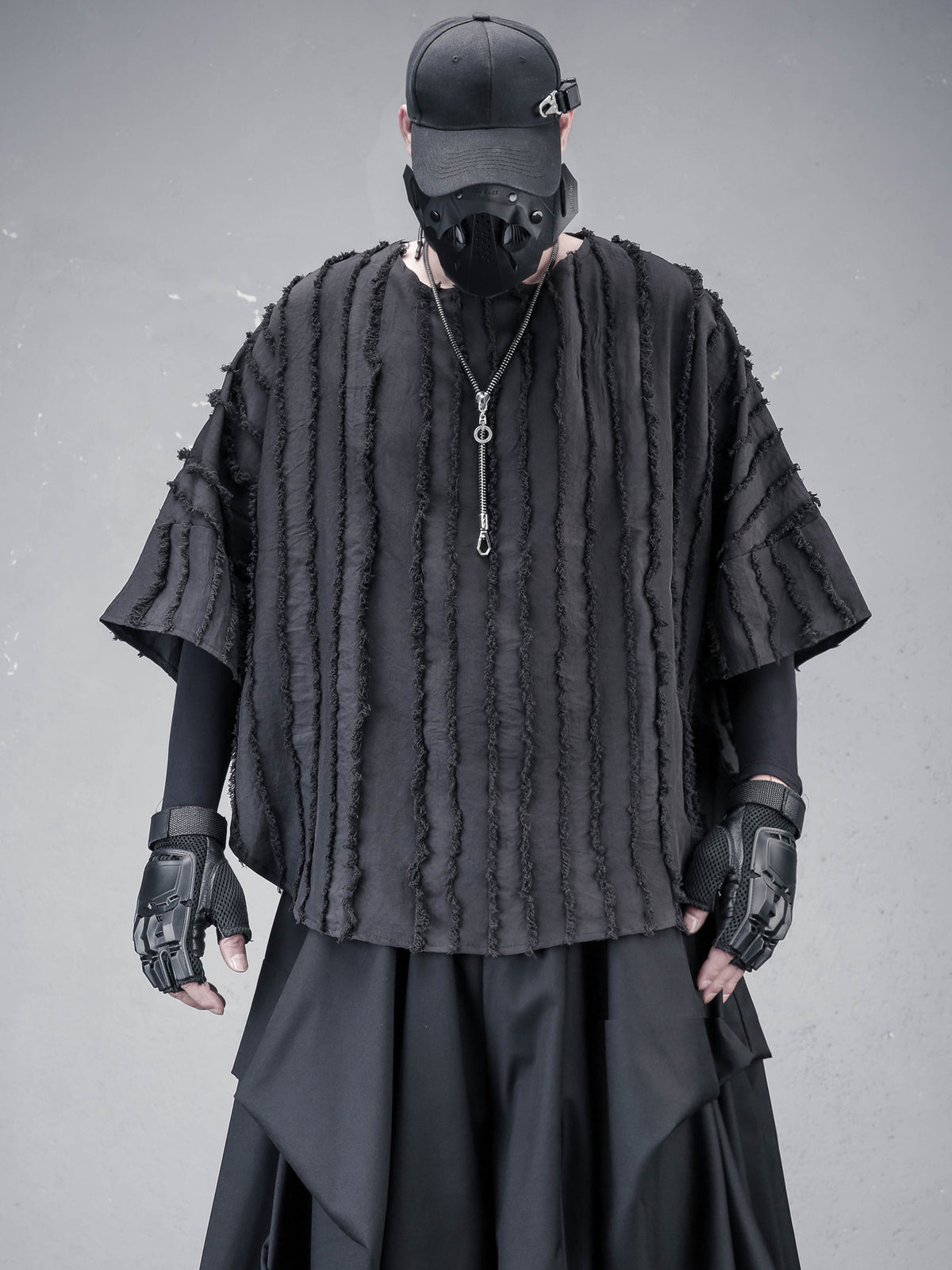 Wide Raglan Mid-Sleeve Top