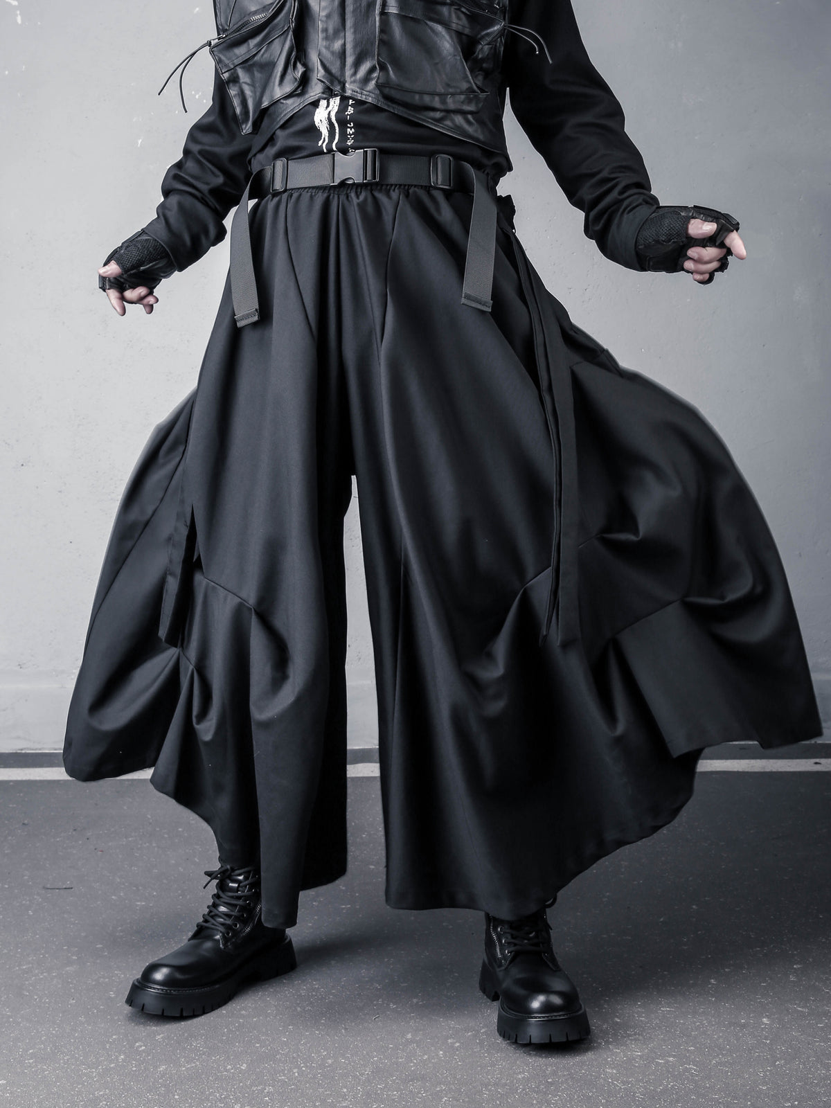 Yamamoto Hakama Wide-Leg Trousers