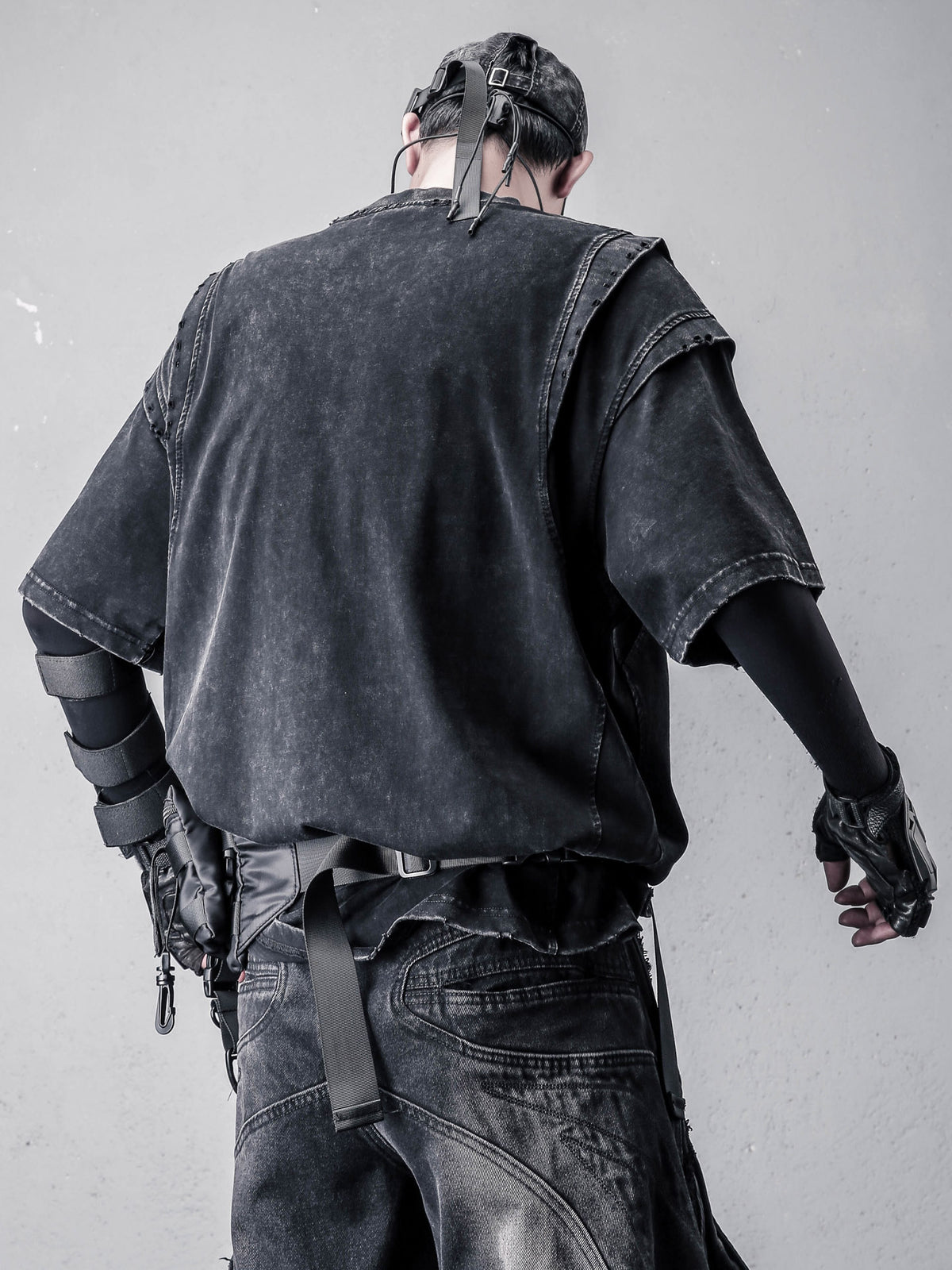 Dark Washed Workwear Tee