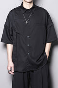 Yamamoto Deconstructed Short-Sleeve Shirt