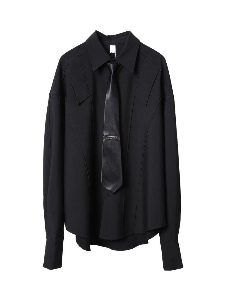 Deconstructed Longline Shirt