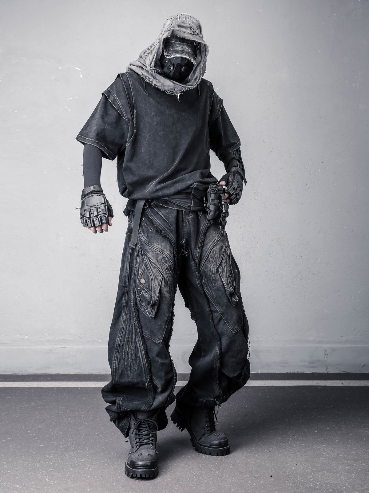 Dark Washed Workwear Tee