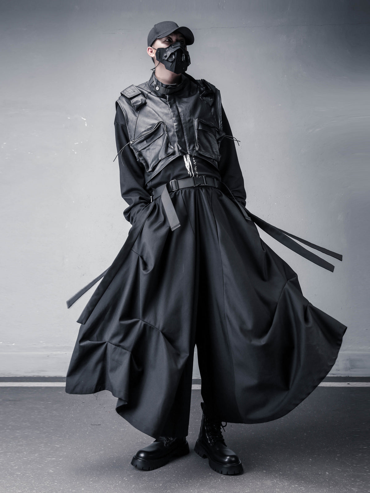 Yamamoto Hakama Wide-Leg Trousers