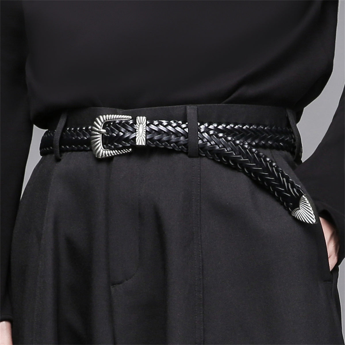 The Artisan Braided Leather Belt