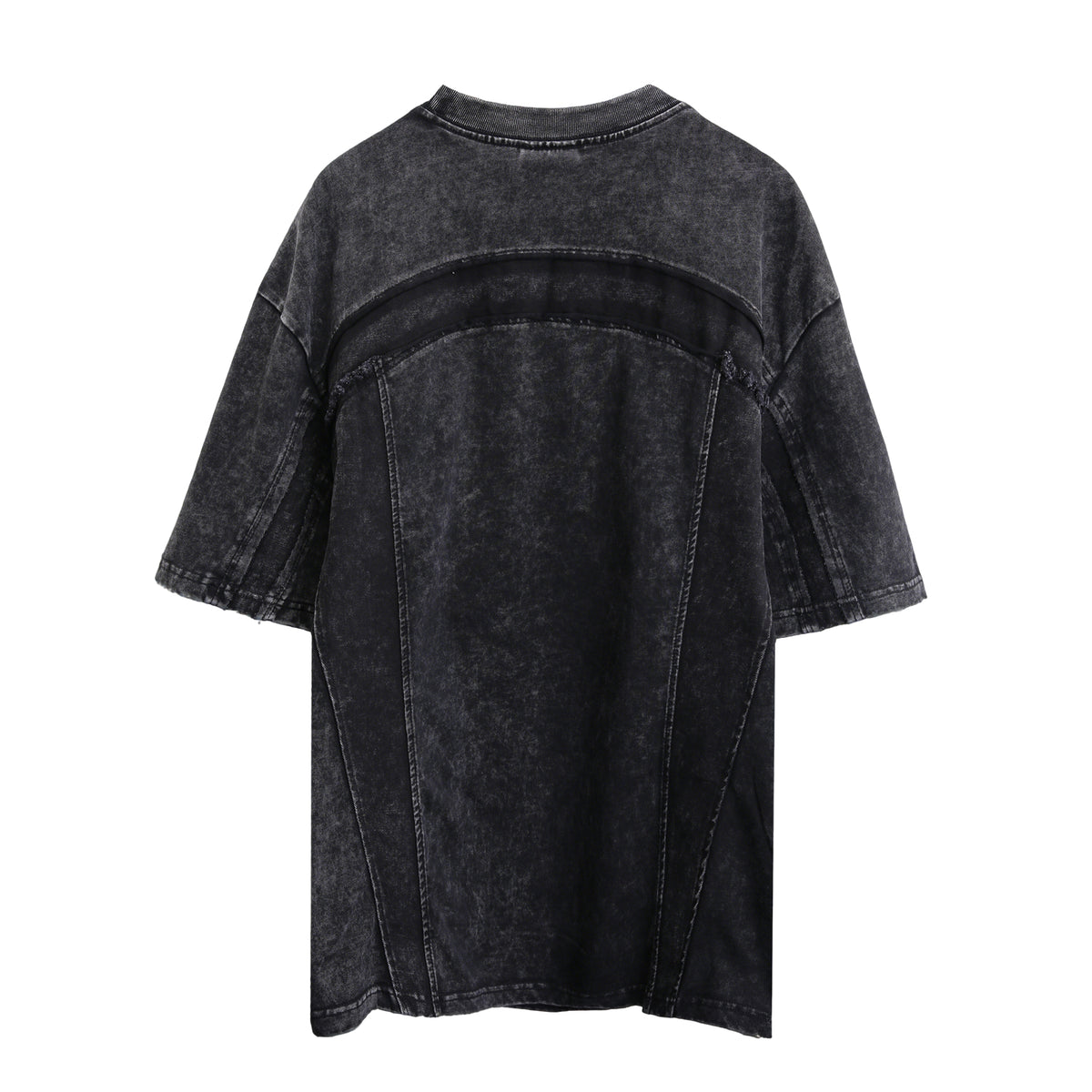 Deconstructed patchwork tee