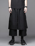 Darkwear Draped Overlay Trousers