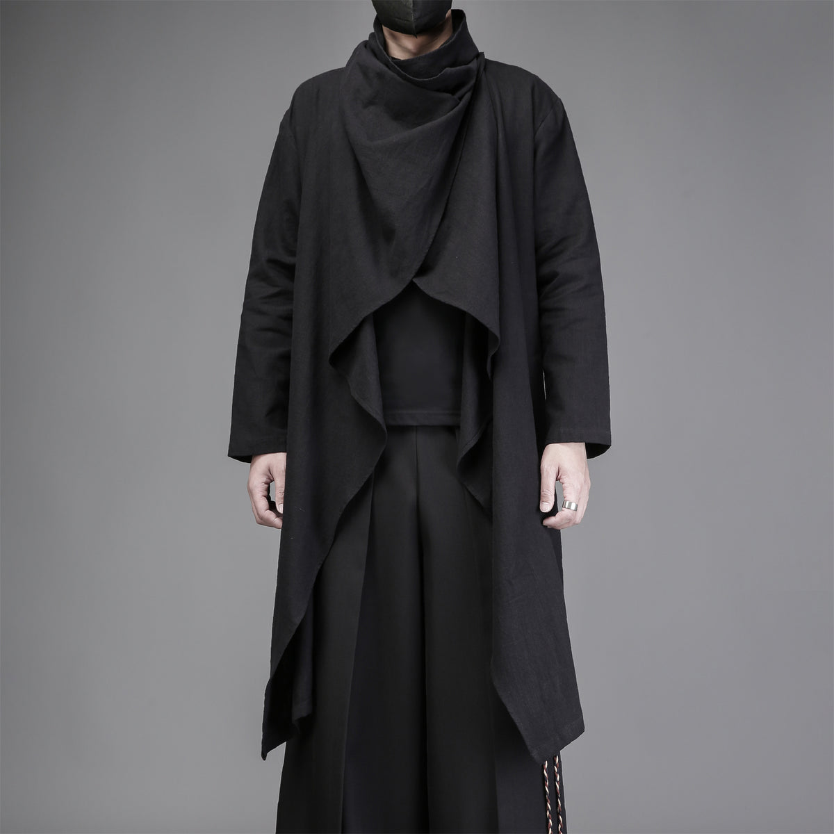 The Shadow Drape Duster Coat